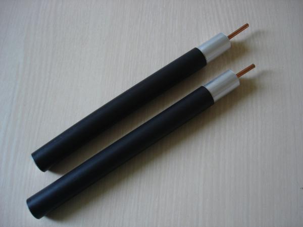 Coaxial Cable 500 with  Galvanized Steel Messenger  Seamless Aluminum Tube Trunk Cable With PE Jacket