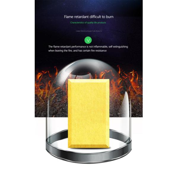 40 мм толщины высокая плотность питомцев полиэстерные акустические панели из волокна для управления звуком