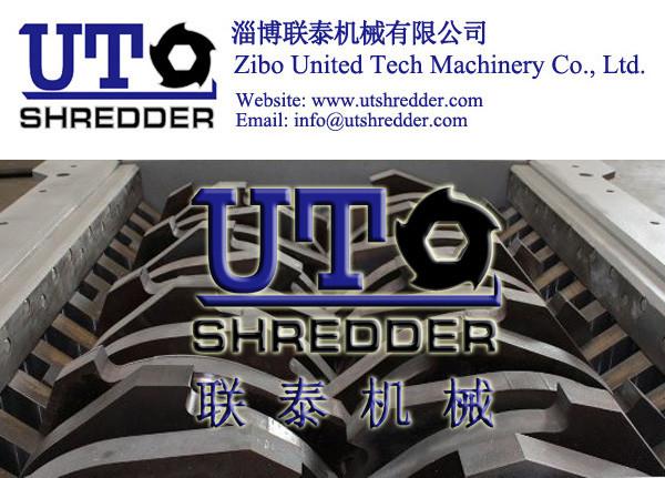 high capacity metal cans crushing machine, waste iron bottle shredder, double shaft shredder, high efficiency, low noise