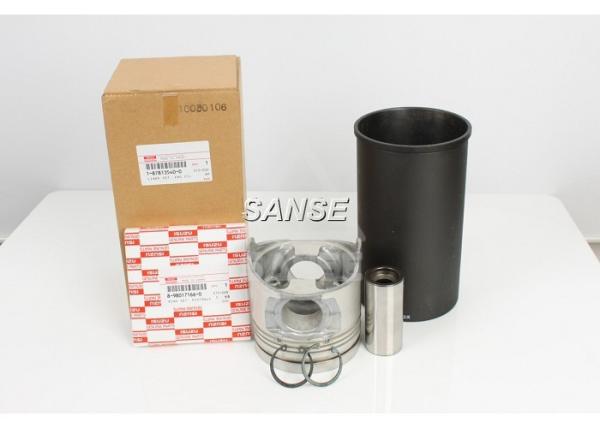 ISUZU 4HK1T Cylinder Liner Kit , HITACHI ZX200-3 Excavator Engine Rebuilding Kit