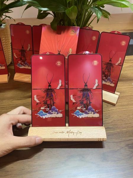 IPhone 13 Pro Max Cell Phone Screen Protector ODM Red Monkey King