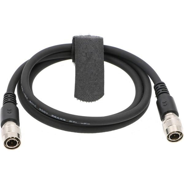 Male To Male 4 Pin Hirose Cable For Sound Devices Mixers Power Supply