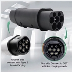 Type 1 To Type 2 AC EV Charger Adapter 32A
