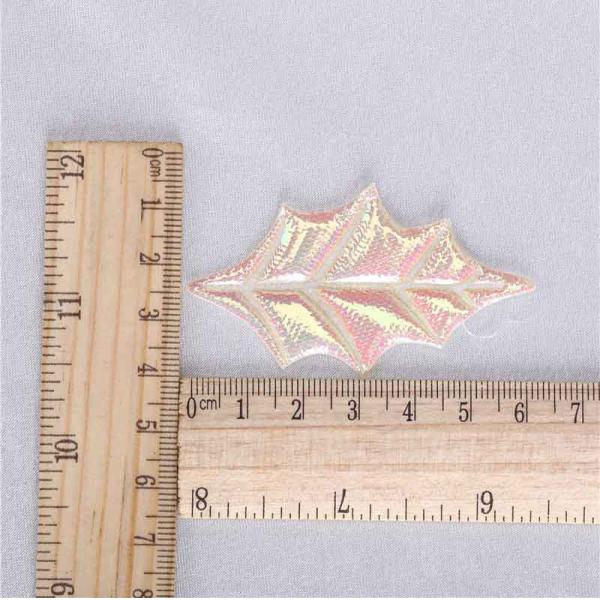 Bright Colourful Homemade Christmas Decorations Holly Leaves Ornaments