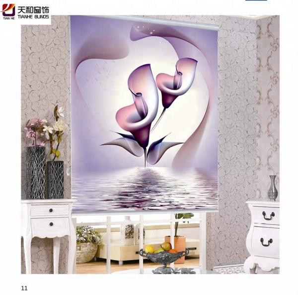 100% blackout custom printed blinds 3d printed roller blinds digital printing blinds shades manufacturer for Saudi Arabi