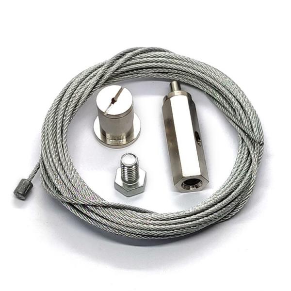 Kit de suspension d'éclairage LED en acier inoxydable pour panneaux lumineux