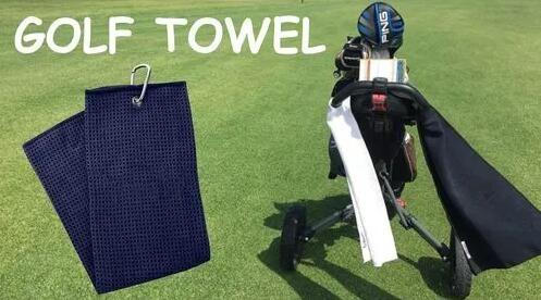 Digital Printed Golf Divot Tool Quick Dry Soft Washable Breathable Cotton Golf Towel