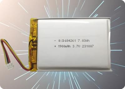 3.7V 2000mAh Rechargeable Lipo Battery 500 Cycles 1.5A Discharge