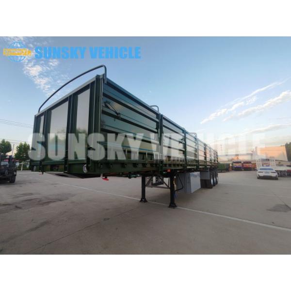 Side Board Trailer Heavy-Duty Sidewall Trailer Bulk Cargo Semi Trailer