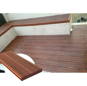 Modern Building Solid Composite Decking Trim 140*21mm Fire Resistance