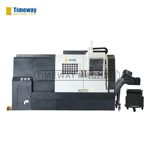 Max. Swing Diameter of 440mm Single Spindle CNC Turning Center with Machining Capability