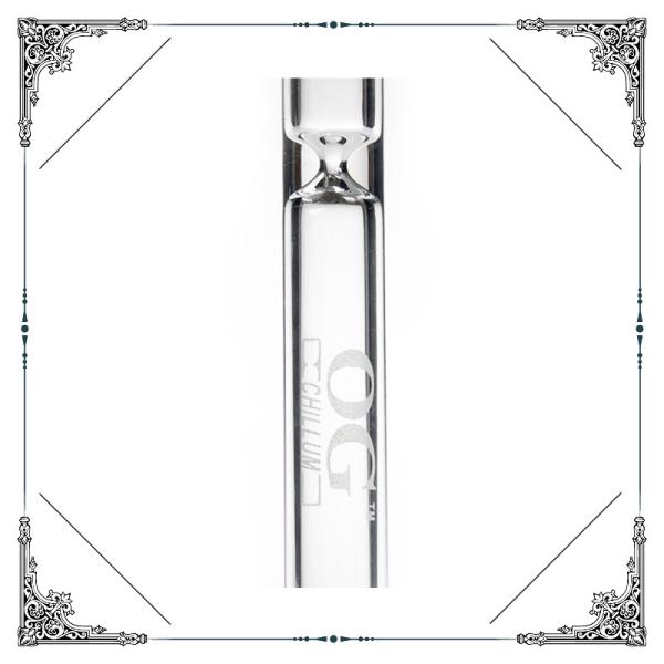 4 Inches Glass Chillums For Smoking Pipes Thick TubeClear Pipe