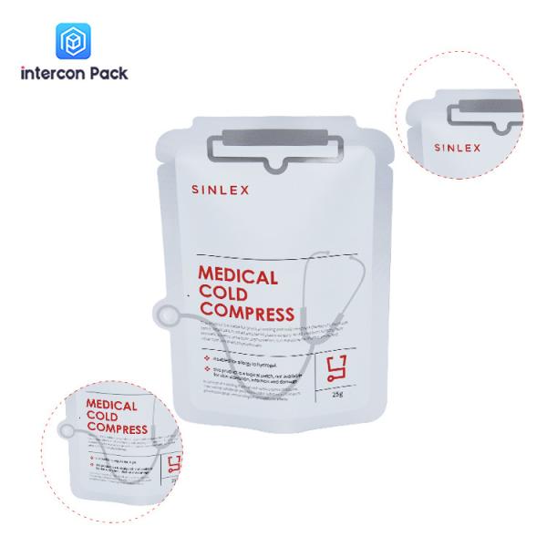Anti Transparent Aluminum Foil Lined Bags Stand Up Special Shaped