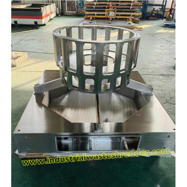 Small Stainless Steel Household Waste Shredder,Customized Stainless Steel Sheet Metal Fabrication for Dual Shaft Shredder Machine