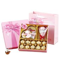 Boîte cadeau à chocolat personnalisée avec emballement en papier de biscuits CDandy