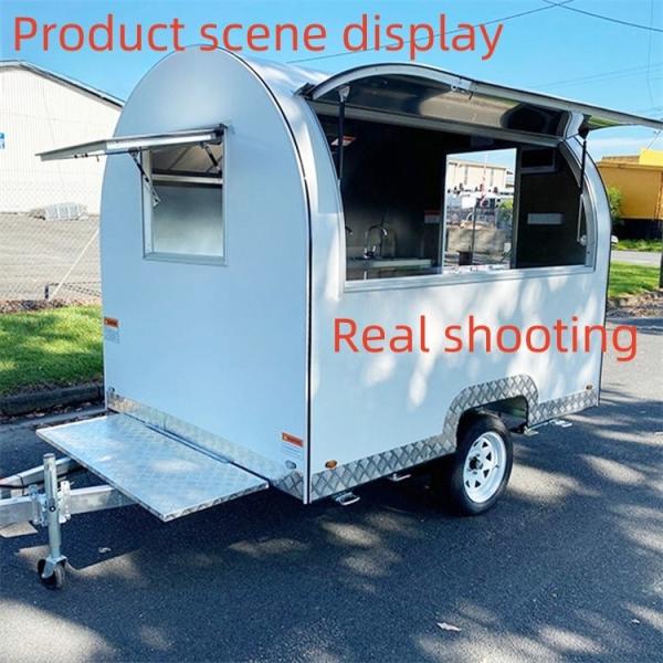 220v Voltage Towable Food Trailer with Integrated Design and Full Kitchen