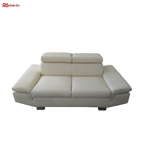 Detachable Double Stitched Leather Sofa Furniture For Living Room ODM