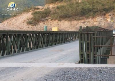Q235 Q355 Steel Bailey Bridge Construction Hot Dip Galvanized For Disaster Relief