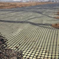 Material de construção de estradas PP PET Biassal Geogrid para estabilização do solo
