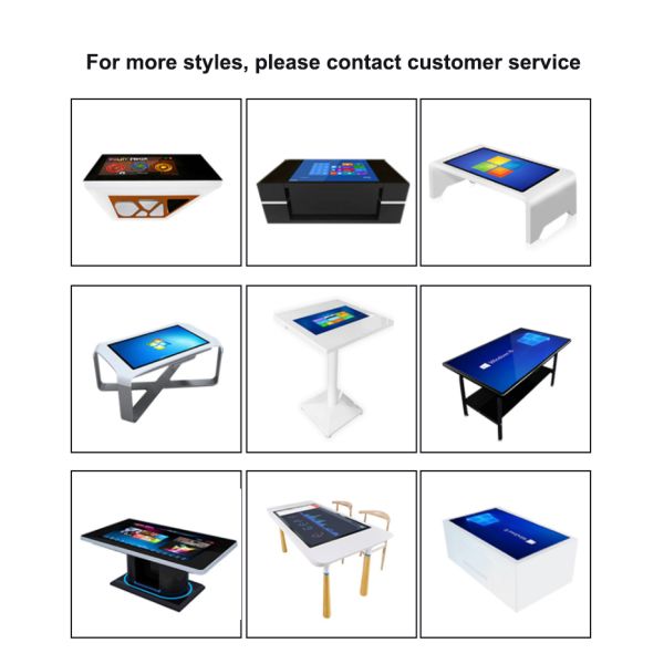 43 Inch Lcd Interactive Restaurant Smart Home Products Touch Screen Multi-function Table Computer
