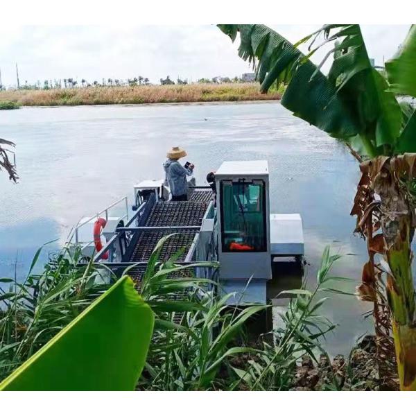 China Made Full New River Hyacinth Cleaning Machinery for Reservoir