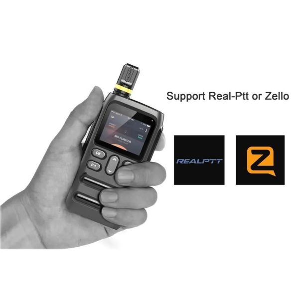 Global Talkie Walkie GT-700 5000 Km Range GSM 4G PTT Android Compatible Two Way Radio with Sim Card