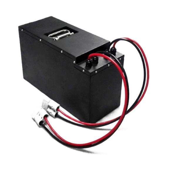 60Ah 48V Lithium Iron Phosphate Battery,LiFePO4 Rechargeable Battery Pack with Anderson Connector & BMS System for Electric Pallet Jack, UN38.3 Certified, Made in China