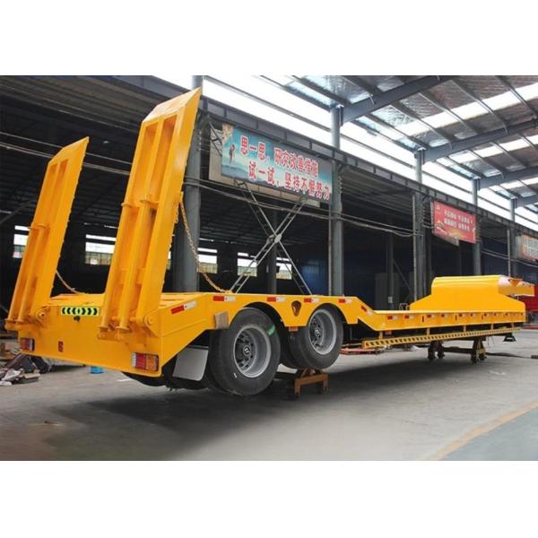 Прочный 9т самосвальный двухосевой низкоподвижный трейлер для строительного оборудования