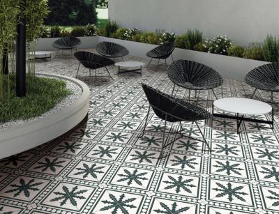 Clay Indoor Porcelain Tiles 20x20cm Carpet Style Ceramic Floor Wall