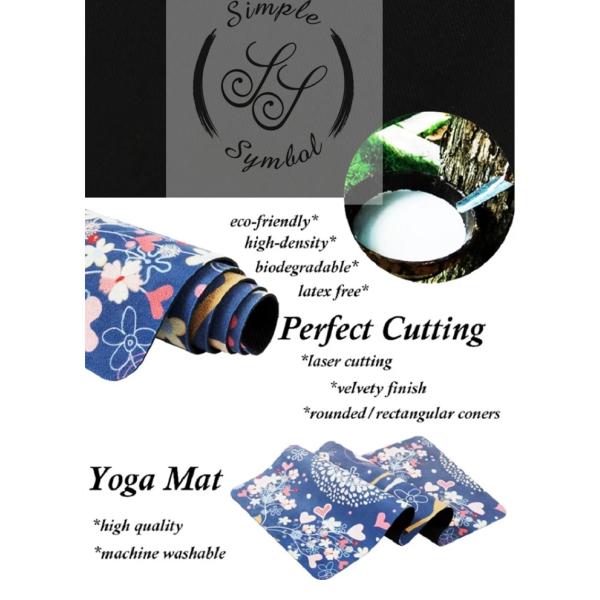 Color Printing Suede Anti-Slip Yoga Mat, Gymnastics Mats, Microfiber mats for Hot Yoga Pilate, Suede mat manufacture