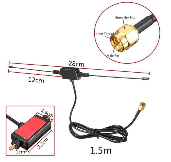 5dBi Directional Antenna High Power for 802.11 b/g Adapter and D-link Compatibility