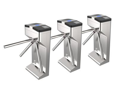 A porta semi automática do torniquete do tripé com braço da gota funciona para baixo e anti - passagem para trás