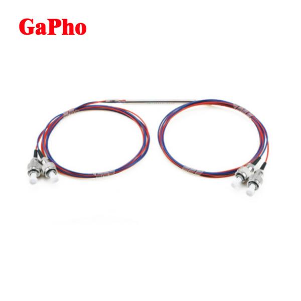 O baixo acoplador adicional 250um da fibra multimodo da perda 1x2 2x2 descobre 850/1310nm