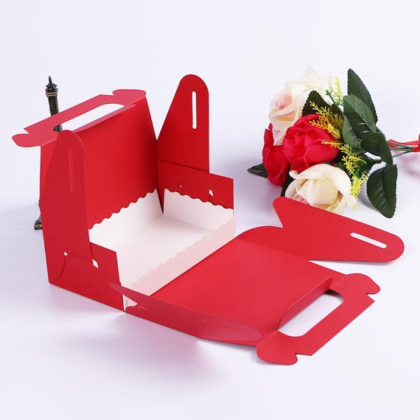 Caja de regalo de papel Kraft de diseño hueco plegable con su propio logotipo fácil de ensamblar