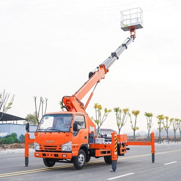 Altitude Working Vehicle 23m Telescopic Aerial Work Platform Truck with Customization