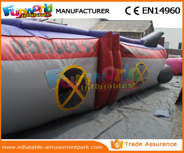 Брезент ПВК арены 0.55мм бирки лазера пурпурных раздувных игр спорт раздувной