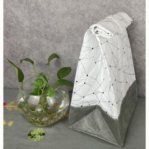 Rectangular Tyvek Backpack Diaper Storage Bag insulated Food Organization Solution