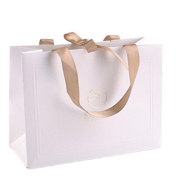 Emballage personnalisé avec logo cadeau Porte-offres Boutique Shopping Sacs en carton