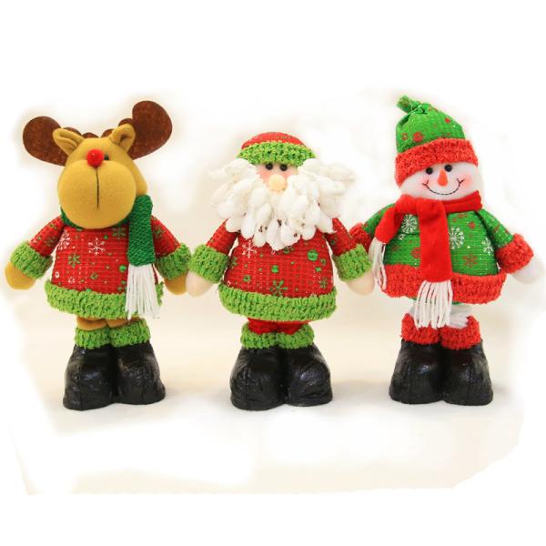 Easy Clean Surface Animated Plush Christmas Toys Long Beard Santa Claus Filled With Full Pp Cotton