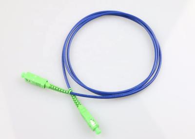 FTTH FTTB FTTX 3Mm SC APC Fiber Jumper Cables / Simplex Fiber Jumper