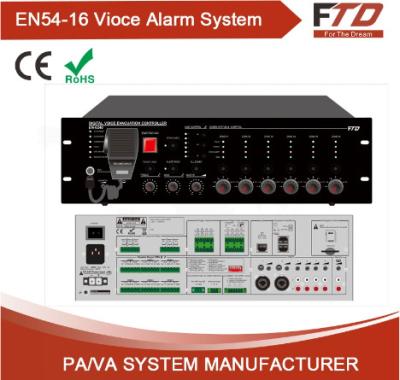 6 Zone Voice Evacuation Amplifier marine evacuation system