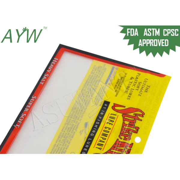 Food Grade Pet Food Bag Vapor Proof  Zip Lock  For Fishing Bait Packaging