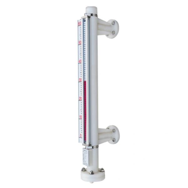 Anticorrosive Polypropylene Material Magnetic Level Gauge For Chemical Liquid