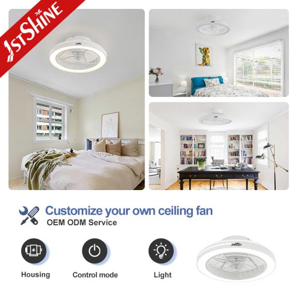 ホーム オフィス LED 天井扇風機 暗くなるサポートと低エネルギー消費 6 スピード