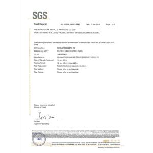 Ningbo Huayuan Metal Products Co., Ltd. Сертификации
