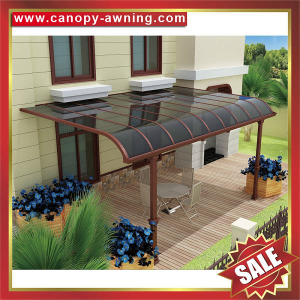 high quality house patio terrace balcony rain sunshade aluminum polycarbonate awning canopy canopies shelter
