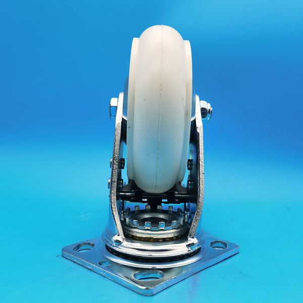 Corrosion Resistance PU Iron Core Industrial Heavy Wheel Caster  6  Lockable Swivel Heavy Duty Loadings