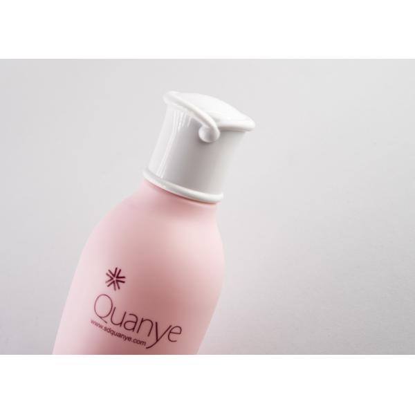 Бутылка PCR Matted розового ЛЮБИМЦА 200ml пластиковая косметическая с белой крышкой ABS