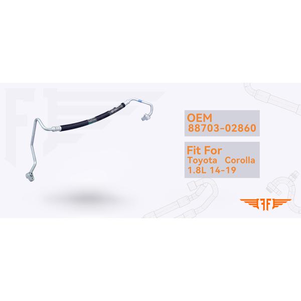 Toyota 88703-02860 Car Air Con Hose Fits 14-19 Corolla 1.8L Car Aircon Pipe