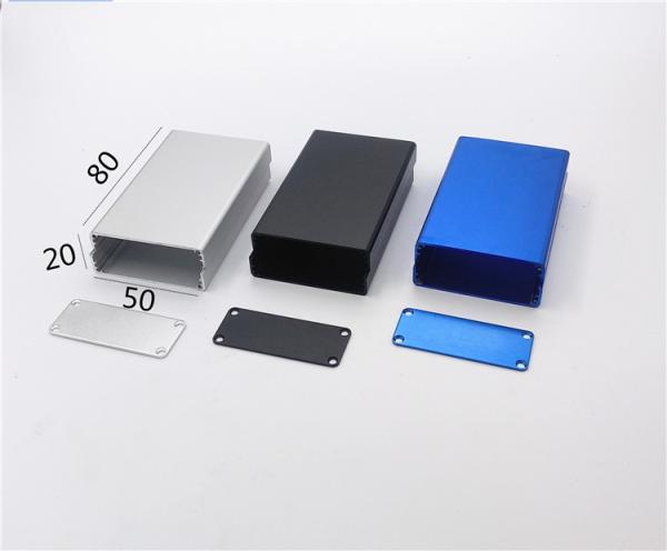 50*20*80mm Divided Body  Sandblasting Surface Extruded Aluminum Enclosure Boxes